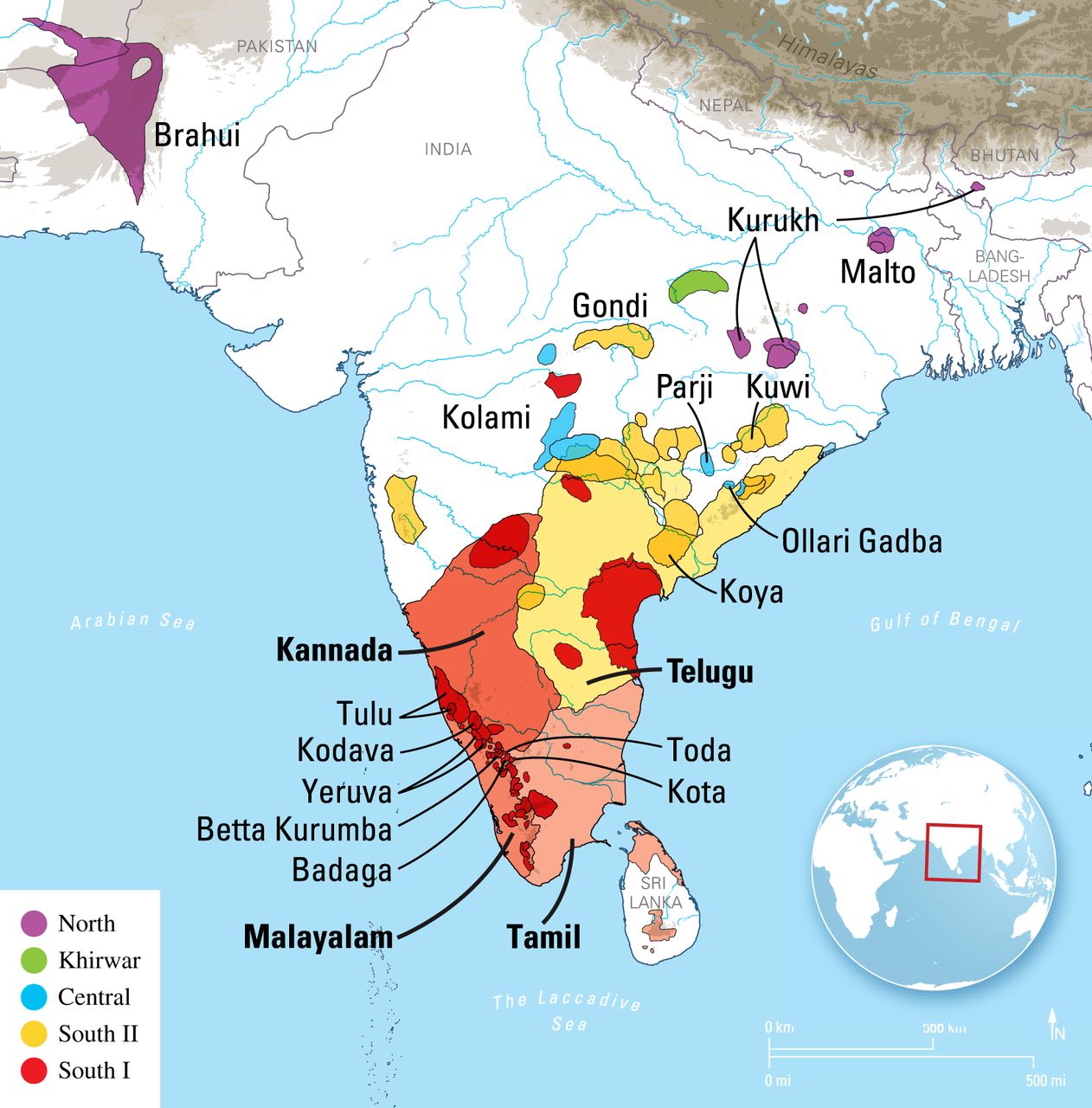 Yet another Bayesian phylogenetic tree - now for Dravidian | Indo