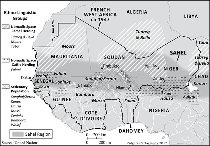 kanuri people map