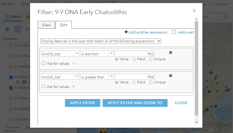 arcgis-online-y-dna-mtdna-filtered-chalcolithic