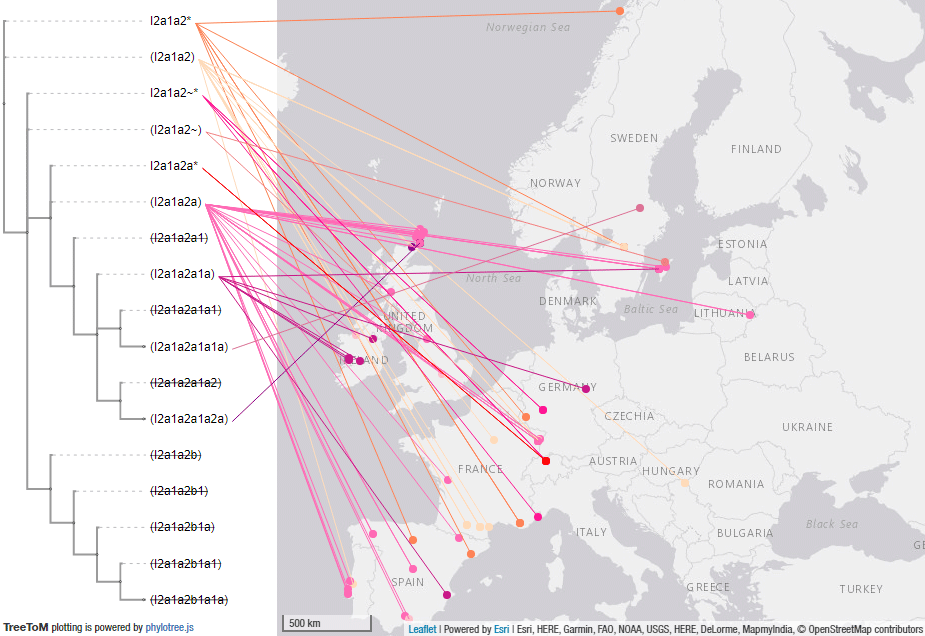 haplogroup-i2a1a2-map